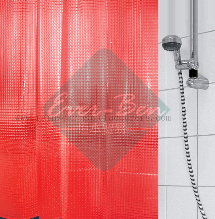 029 Colorful shower curtains manufactory